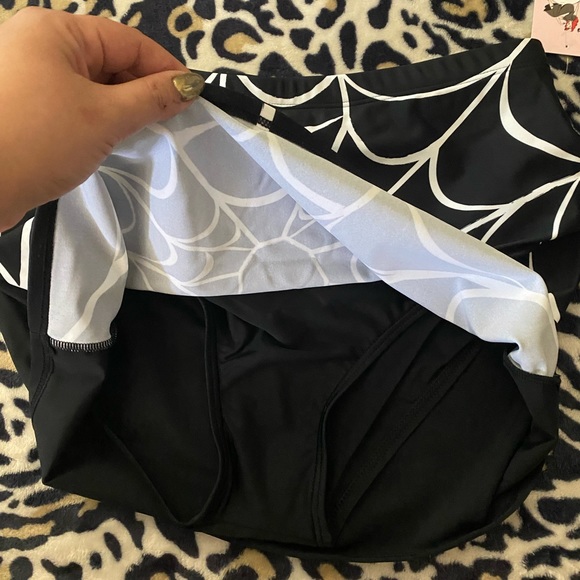 Unique Vintage Spiderweb Swim Skirt - Picture 5 of 7